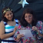Karina and Maru at the Brighton graduation ceremony